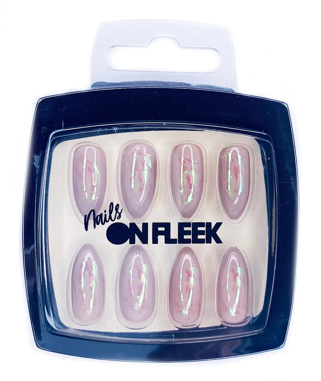 NAILS ON FLEEK PINK GLASS NAIL KIT
