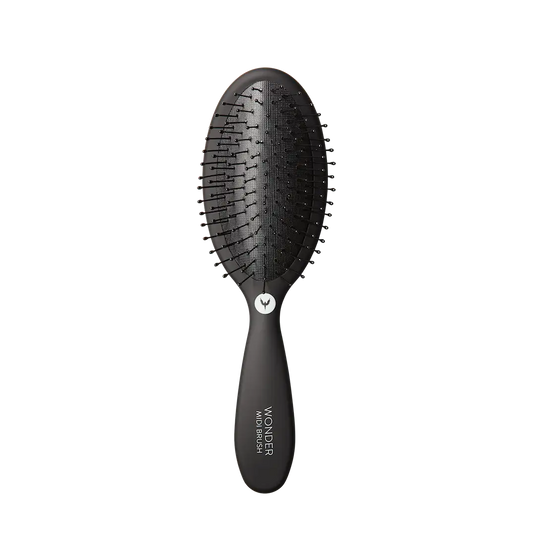 WONDER BRUSH MIDI, BLACK